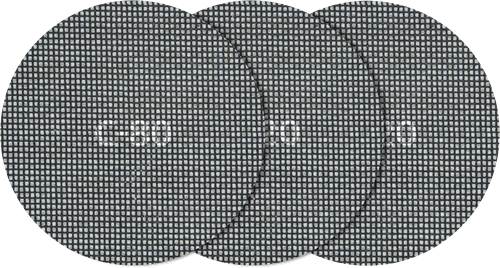 Selbstklebendes Gitter von Wolfcraft | Siliziumkarbid | ø125mm | 5 Stück - 8464000