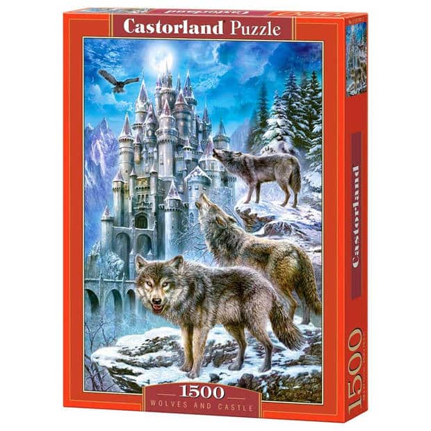 Castorland Puzzle Castle mit Wölfen 1500 Stücke