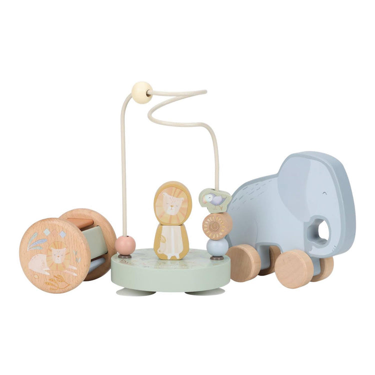 Little Dutch Safari Friends Geschenkset Holz FSC