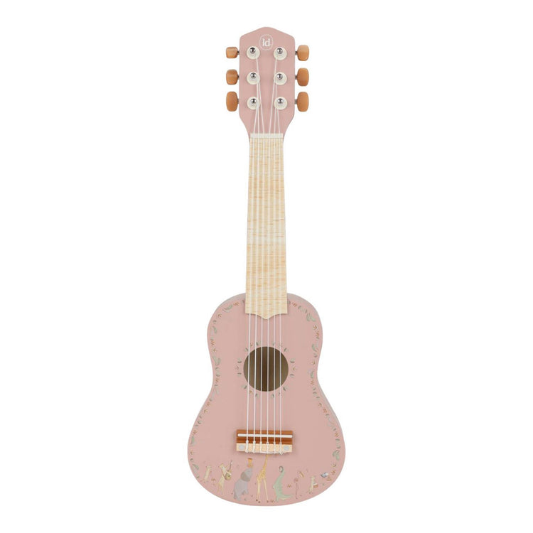 Little Dutch Holzgitarre – rosa FSC – Safari-Freunde