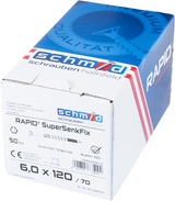 Schmid schrauben rapid-supersenkfix tx 6,0x120 50 bv - wskk8036120 - afbeelding 2