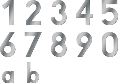 Metafranc Hausnummer 2 A2 120mm - wu0424017