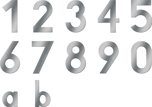 Metafranc Hausnummer 7 a2 120mm - wu0424067
