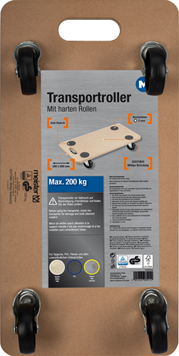 Metafranc Möbelroller 590x290 MDF PP 200kg - wu0820040