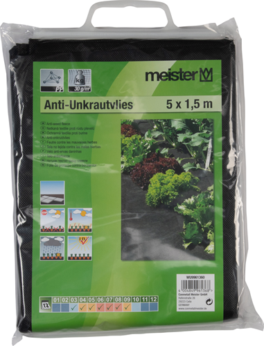 Meister Anti-Unkrautvlies 5x1,5m - wu9961360