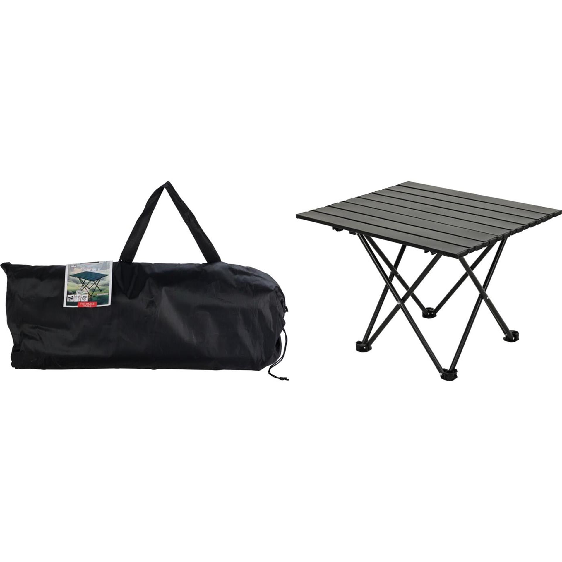 Redcliffs Campingtisch Metall schwarz 56x40x46cm
