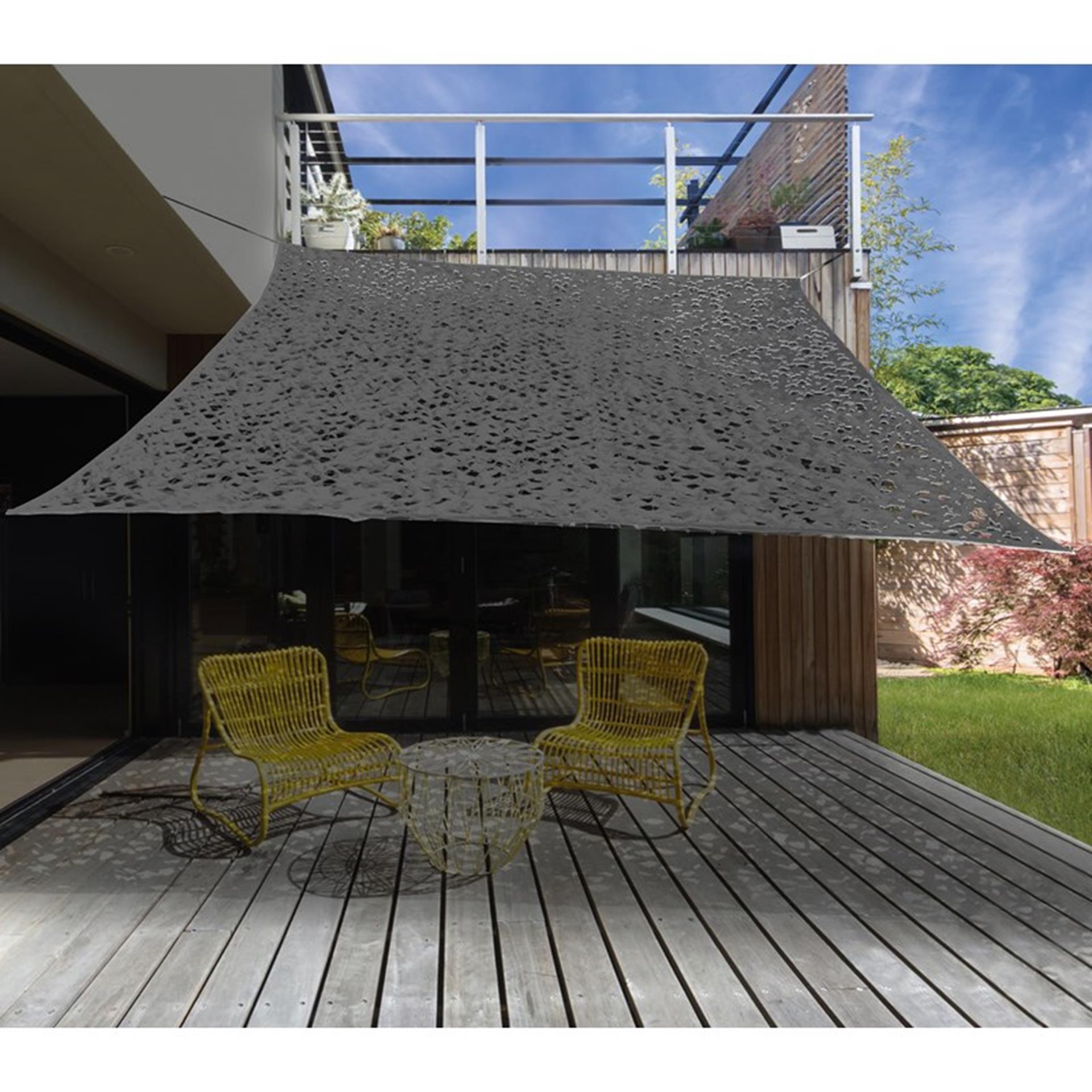 Pro Garden Camouflage-Schattenstoff, 3 x 3 m