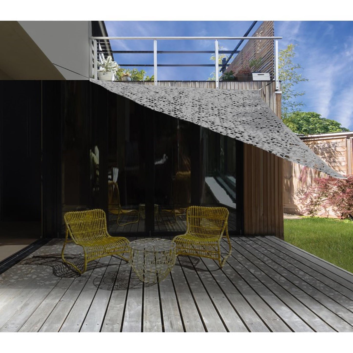 Pro Garden Camouflage-Schattentuch 3,6 x 3,6 m