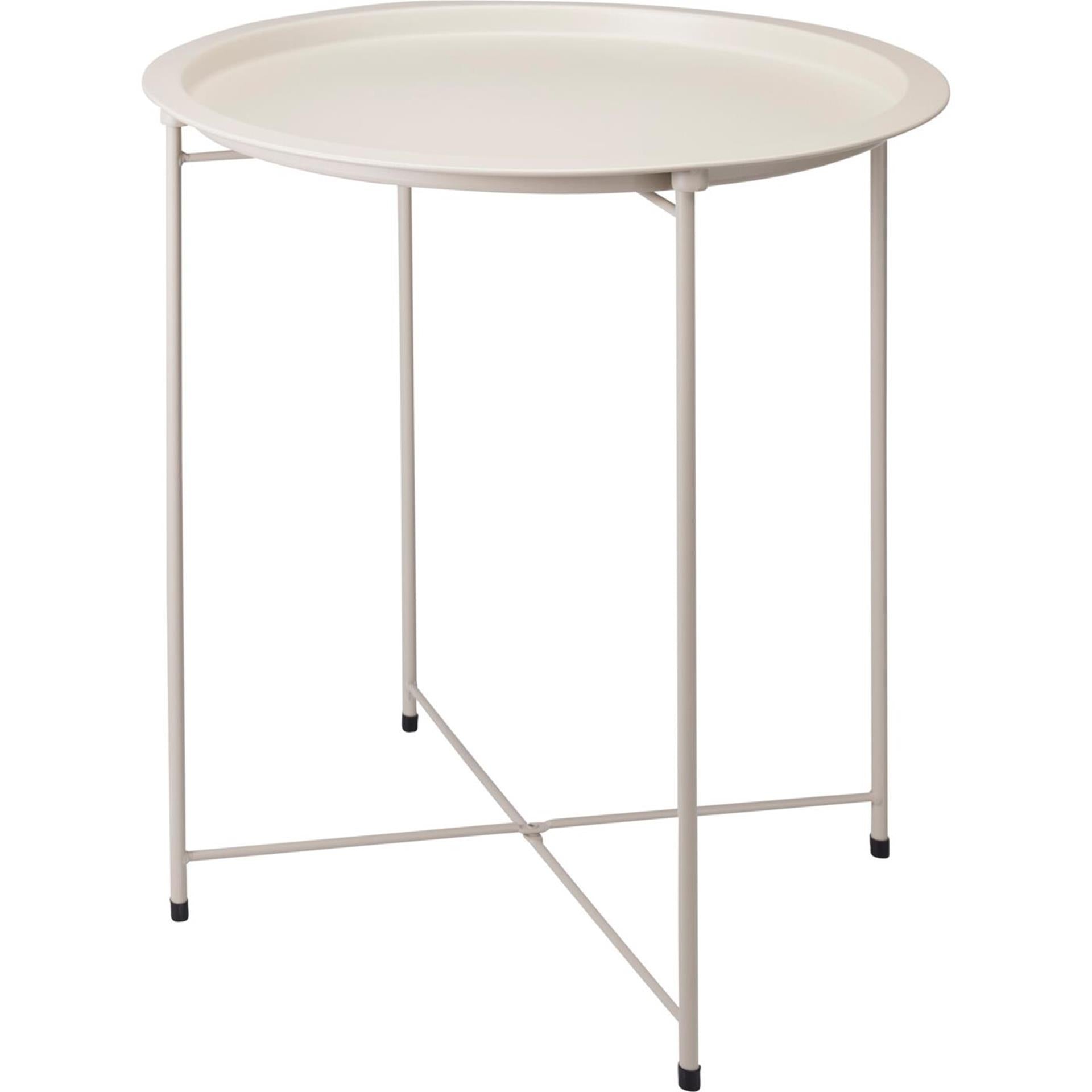 Home-Styling-Beistelltisch beige ø47xh50cm