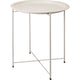 Home-Styling-Beistelltisch beige ø47xh50cm