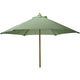 Profi-Gartenschirm 220 cm grün