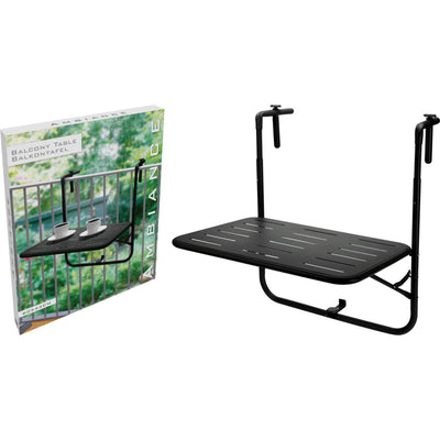 Ambiente Balkontisch 60x43x70cm schwarz