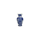 Kersten Vase Steingut blau 16x9x9cm