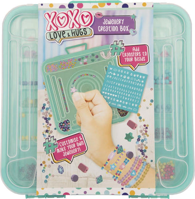 Xoxo Liebe und Umarmungen, Schmuck Kreation Box mit Stikkern, um alles noch mehr Spaß zu machen