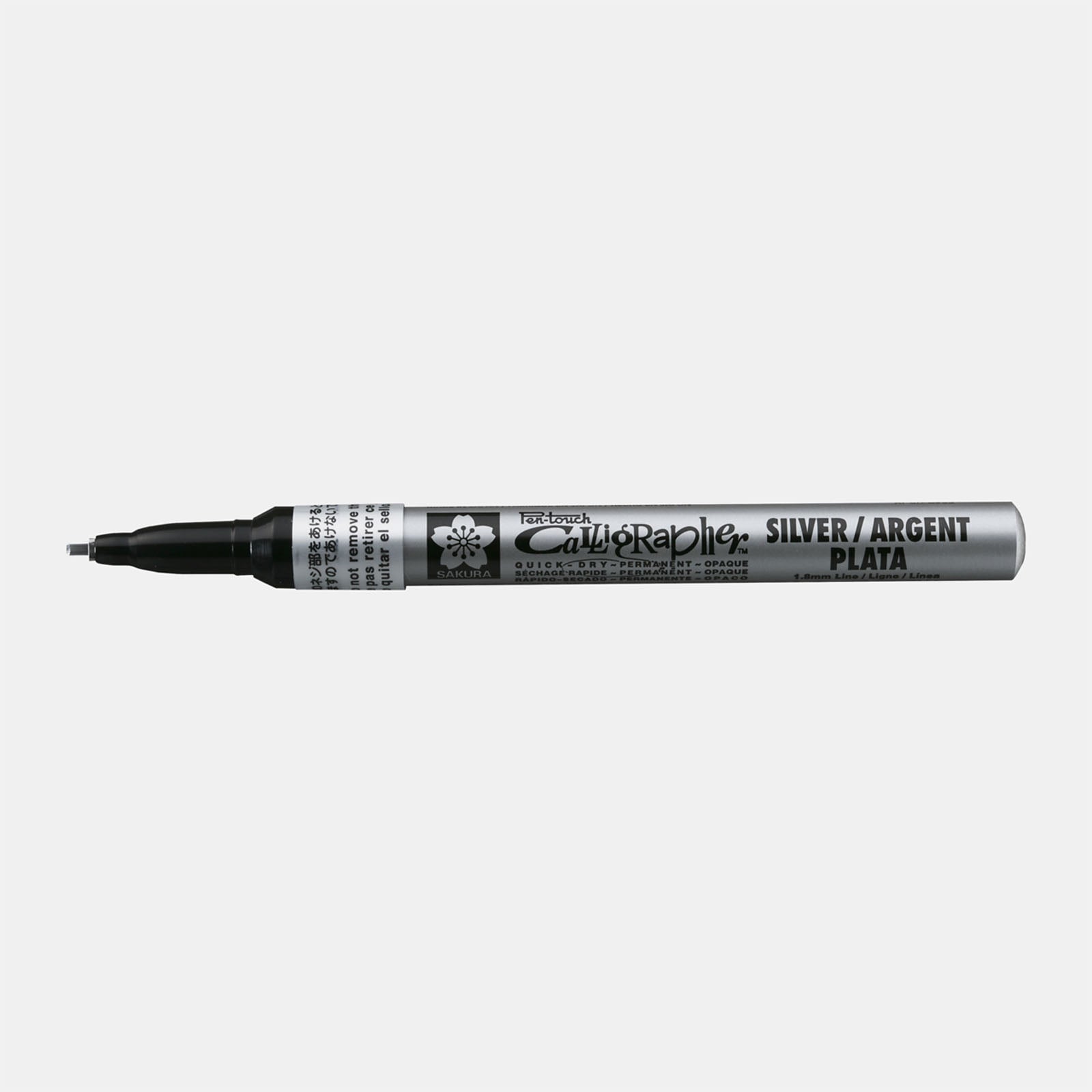 Sakura Pen-Touch Dauermarker Kalligraphie 1,8 mm Silber