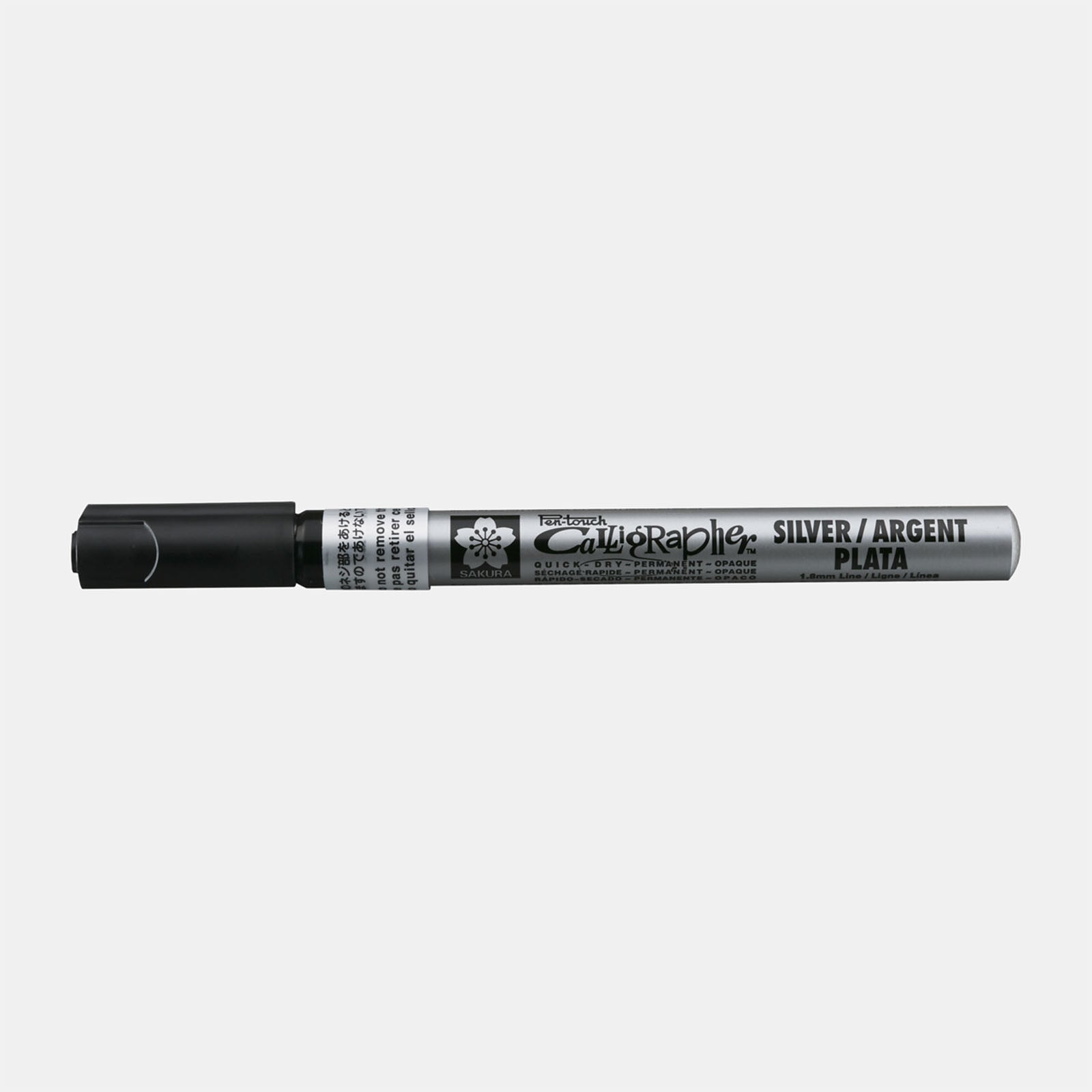 Sakura Pen-Touch Dauermarker Kalligraphie 1,8 mm Silber
