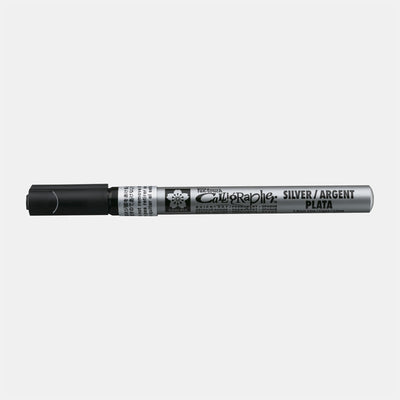 Sakura Pen-Touch Dauermarker Kalligraphie 1,8 mm Silber