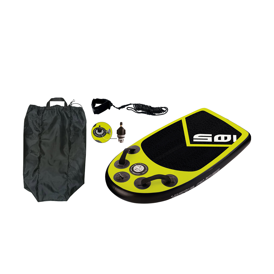 Abi xq max Bodyboard neongelb