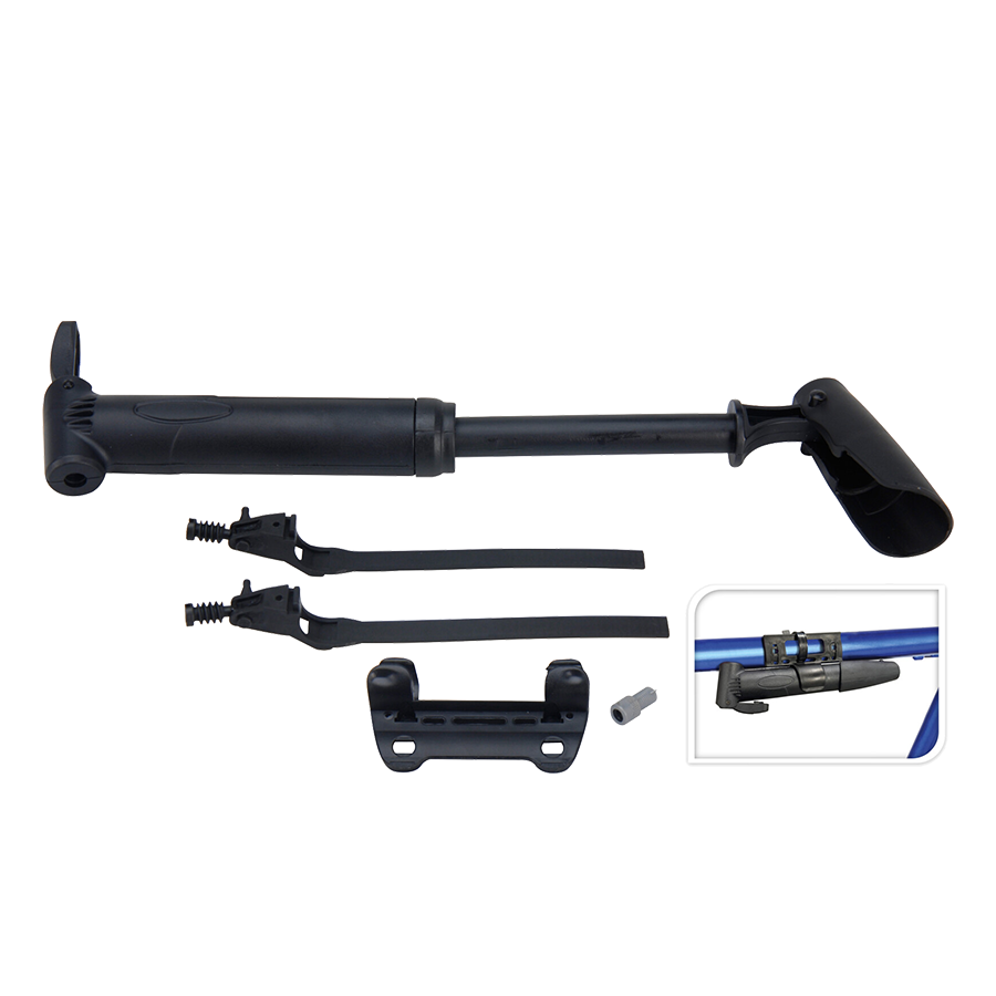 Xq max Fahrradpumpe schwarz