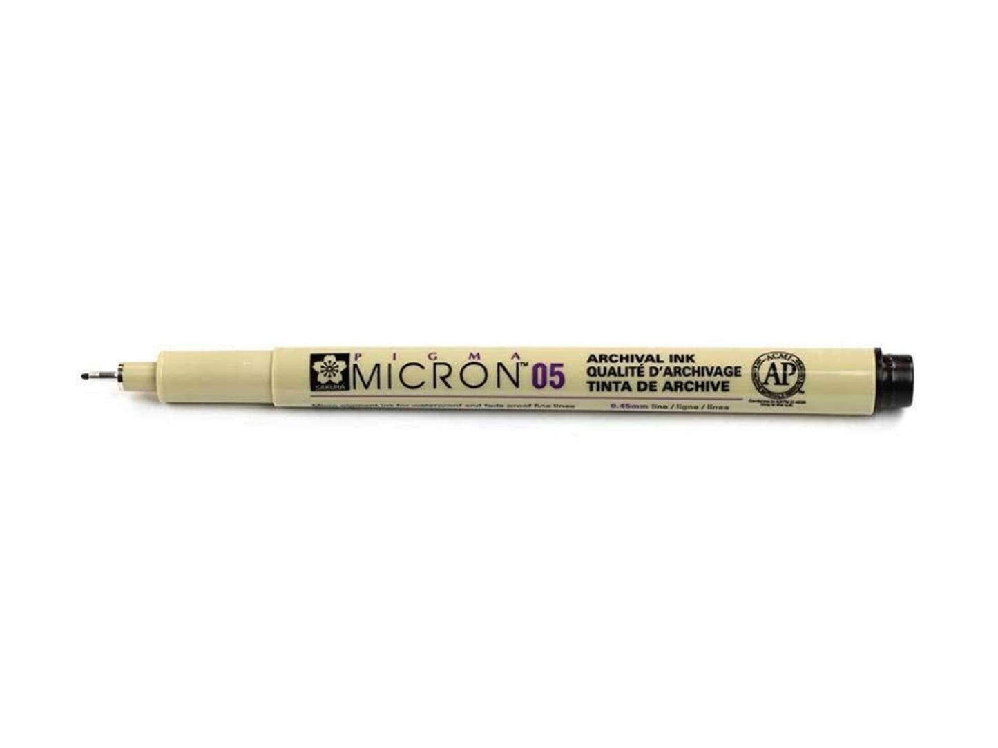 Bruynzeel Sakura Fineliner Pigma 0,45 mm schwarz 12 Stück