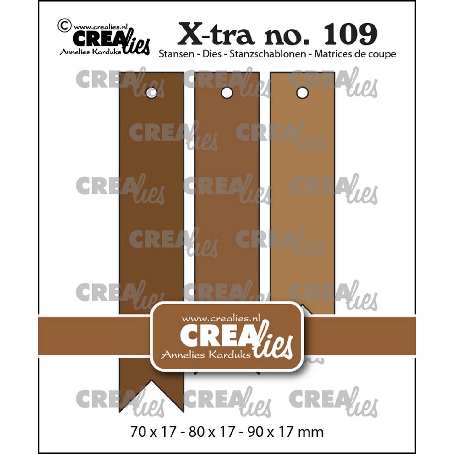 Crealies • Xtra-Stanzformen für glatte Banner