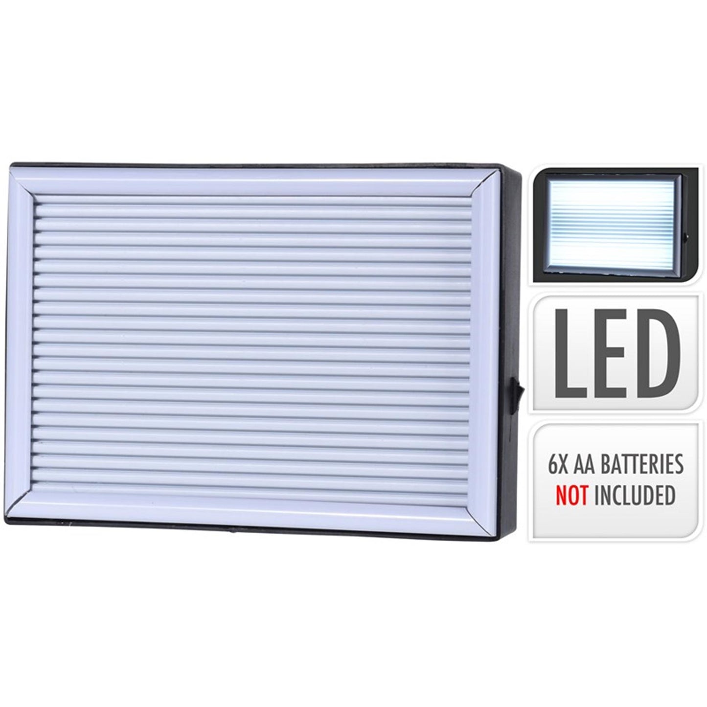 Home-Styling-Leuchtkasten, Brieftafel, LED, 20 cm