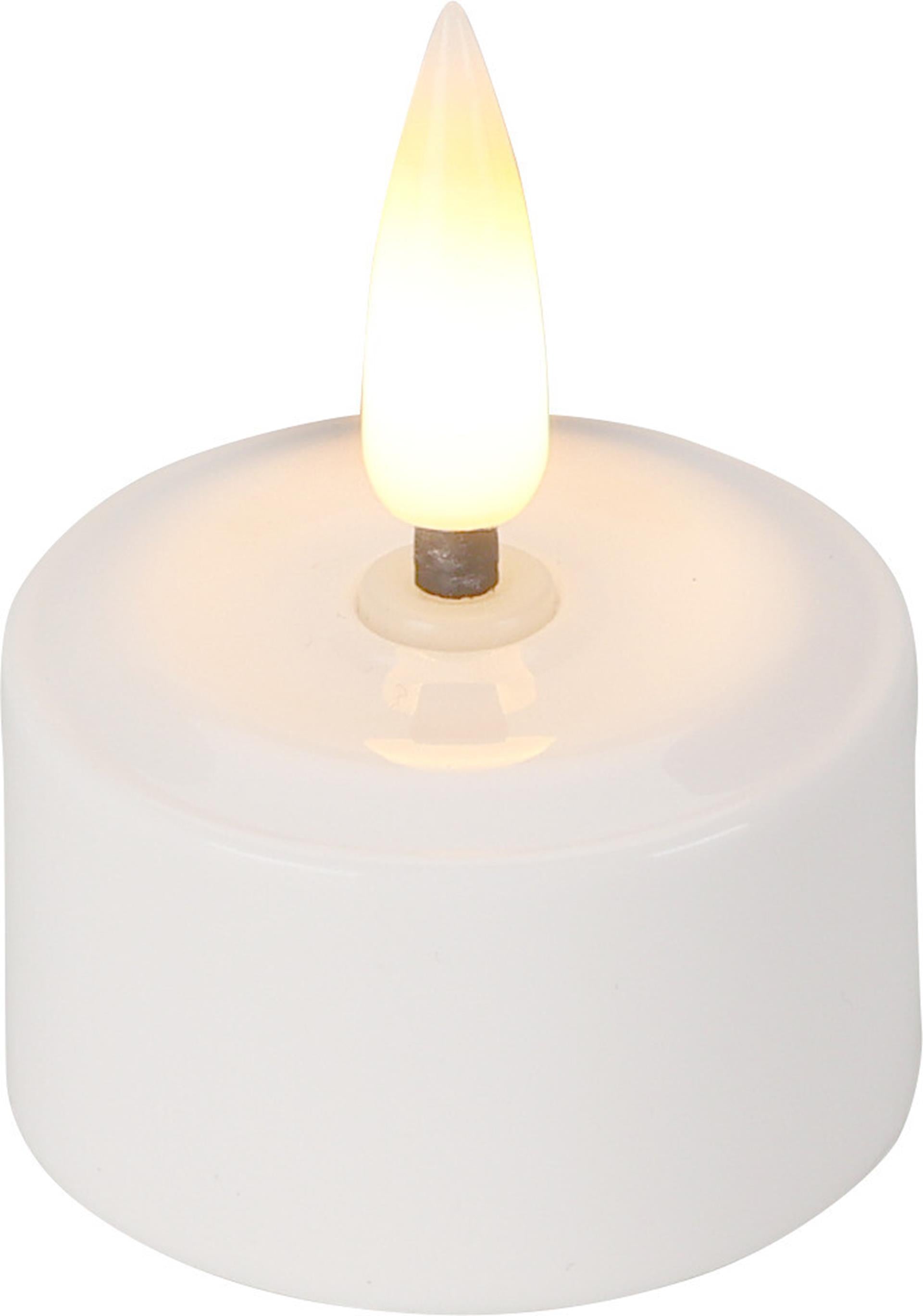 Home Styling Teelicht-Nachfüllset LED 4-teilig exkl. Ladegerät