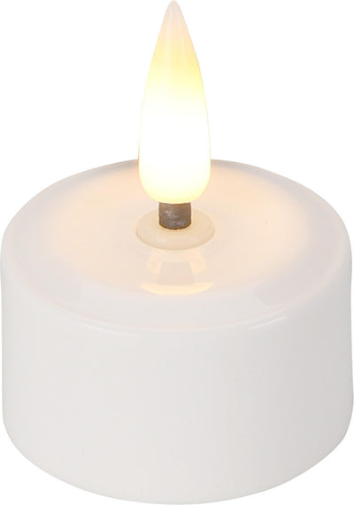 Home Styling Teelicht-Nachfüllset LED 4-teilig exkl. Ladegerät