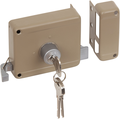 Yale 614-615 Felgenschloss | 1 Reihe mit separatem Außenzylinder | dm 60mm | Drehrichtung 2. - 7225109