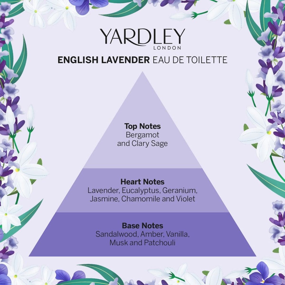 Yardley London English Eau de Toilette Lavendel 50 ml