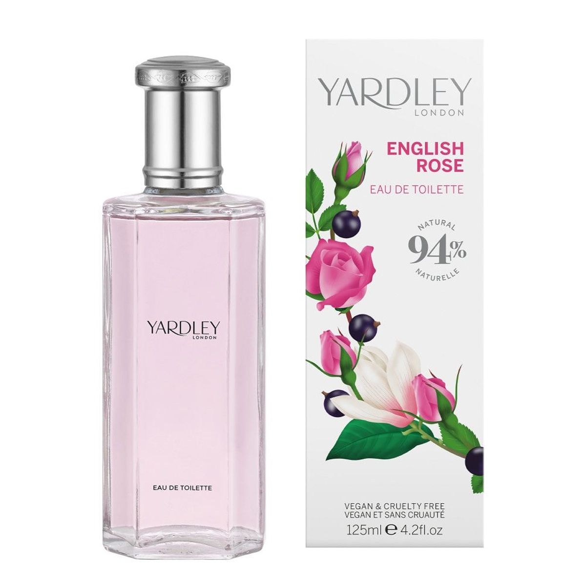 Yardley London English Eau de Toilette Rose 125ml