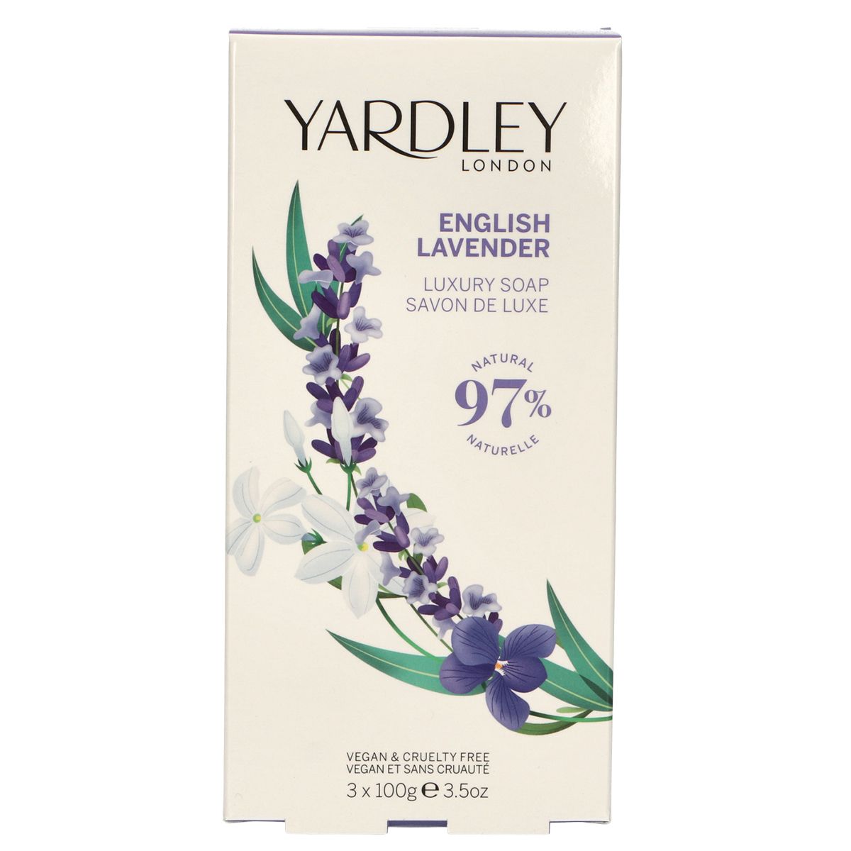 Yardley London English Seife Lavendel 3x100gr.