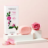 Yardley London English Seife Rose 3x100gr. - afbeelding 3