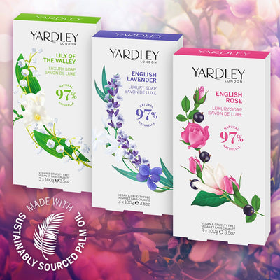 Yardley London English Seife Lily of the Valley 3x100gr.