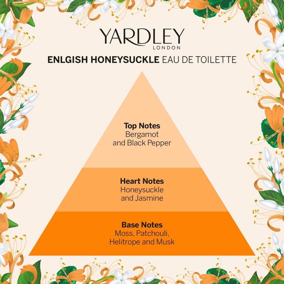 Yardley London Englisches Geißblatt Eau de Toilette 125 ml