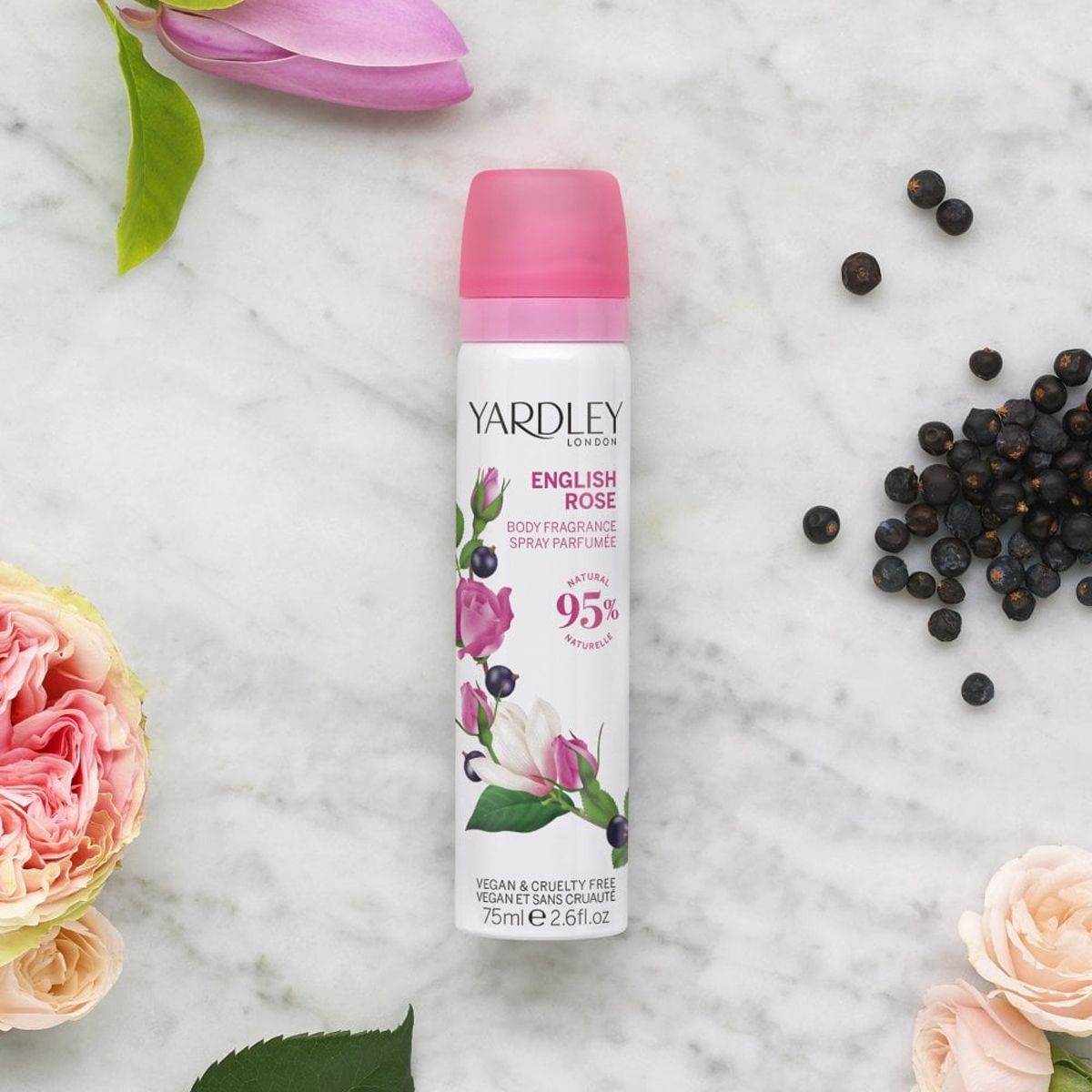 Yardley London Rose Körperspray 75 ml
