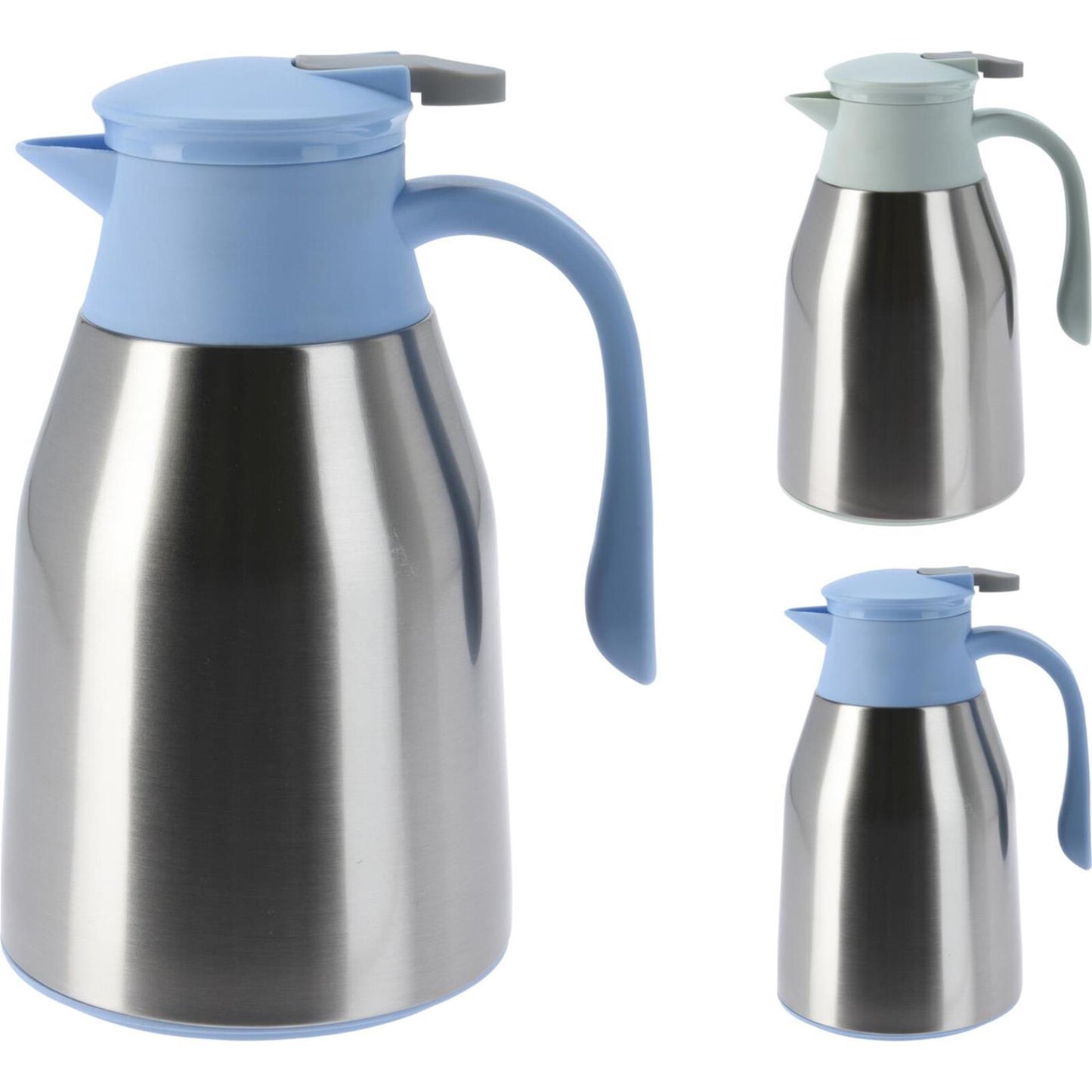 Excellent Houseware Kaffeekanne Edelstahl Kunststoff 1l