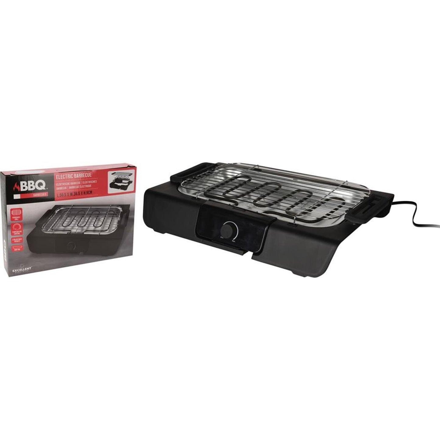 Progarden Progarden Barbecue Electric 2000 W Schwarz