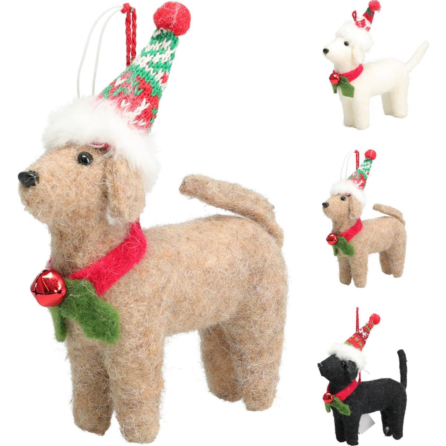 Pudel Hund Hängedeko 15cm 3sort