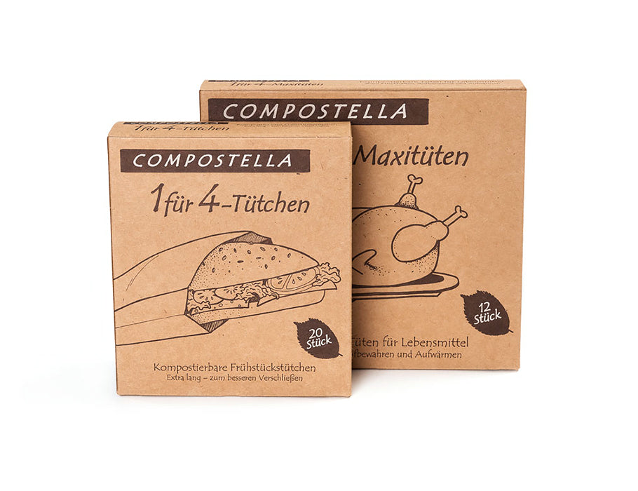 Compostela 4-in-1 Frisch und Save-Taschen kleine 20 PCs.