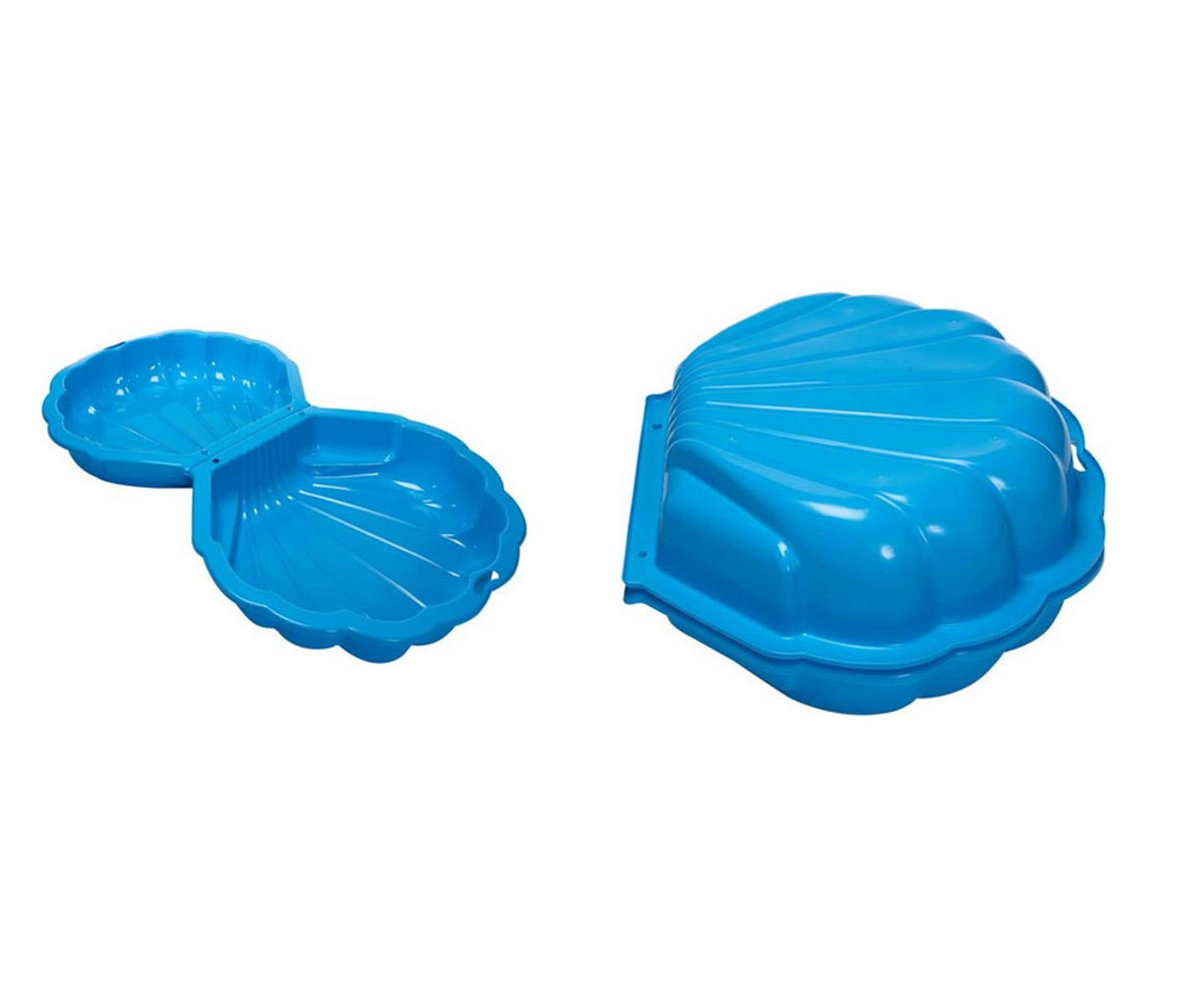 Sandkasten mit Deckel Schale 102 x 88 x 20 cm blau