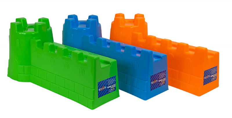 Verschiedene Marken Sandform Burg (3 sort. 18cm)
