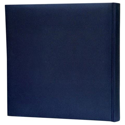 ZEP -Fotoalbum OB313130 ​​Cotton Con Velina Blau mit 30 Blättern 31x31 cm