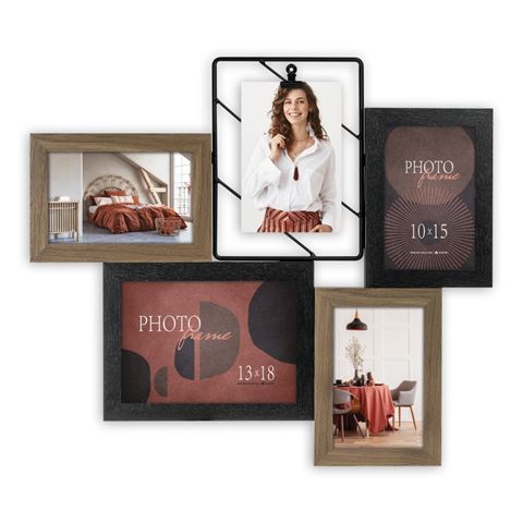 ZEP -Fotorahmen DN562 Nocera 4x 10x15 cm 1x 13x18