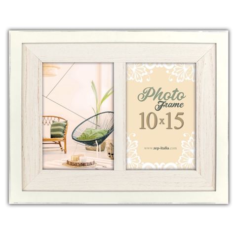 ZEP -Fotorahmen NQ22W ARLON White 2Q 2x10x15 cm