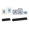 Zep Fotorahmen Set EG958 Maratea 5 Teile mit 2 Wandregalen