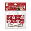 Zep Christmas Kit Holzklammern Rot Lk38r 8 Stück