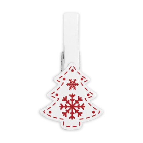 Zep Christmas Kit Holzklammern Rot Lk38r 8 Stück