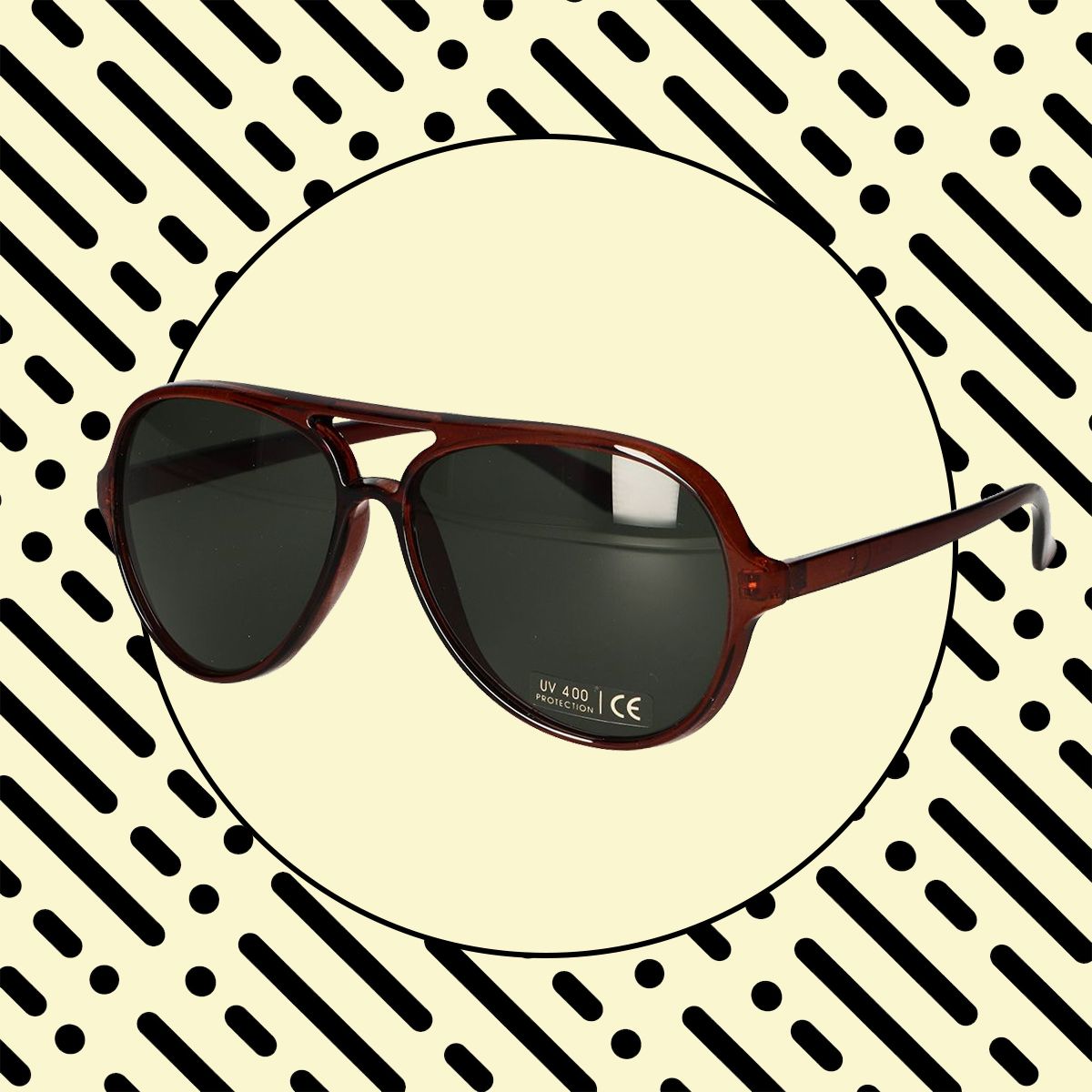 Spectrum Spectrum Sonnenbrille Vintage Pilot Brown Damen