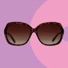 Spektrumspektrum Sonnenbrille Oval Great Gradient Brown Tortoise Damen Damen